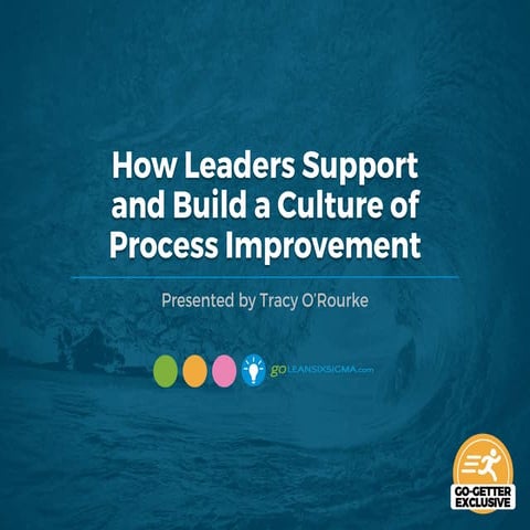 WEBINAR: How Leaders Support and Build a Culture of Process Improvement