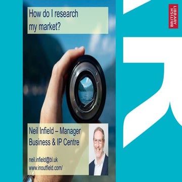 Webinar how do I Research my Market -  2022
