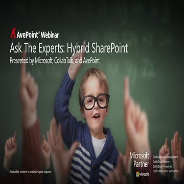 Hybrid SharePoint: Ask the Experts