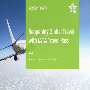 IATA Travel Pass - Evernym Webinar