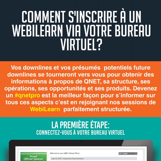 COMMENT S'INSCRIRE À UN WEBILEARN VIA VOTRE BUREAU VIRTUEL?