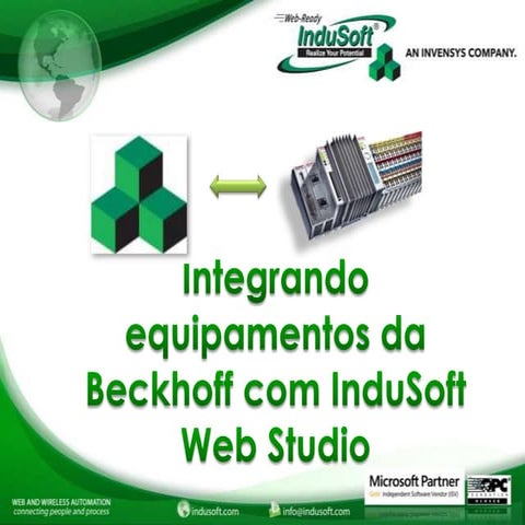 Integrando o InduSoft Web Studio com Equipamentos Beckhoff | PPTX