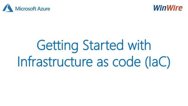 Getting Started with Infrastructure as Code (IaC)