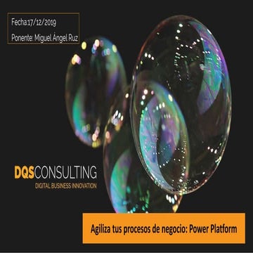 Agiliza tus procesos de negocio con Microsoft Power Platform