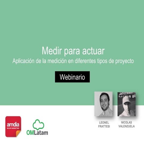 [WEBINARIO] amdia y OM Latam "Medir para actuar"