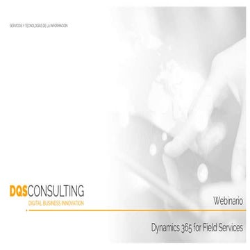Webinario Microsoft Dynamics Field Service