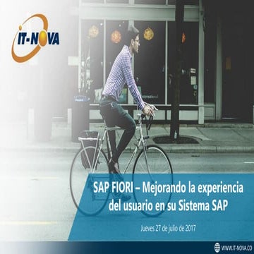 SAP Fiori y la experiencia del usuario final 
