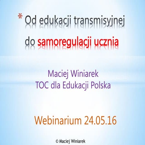Webinarium 24.05   Łazy