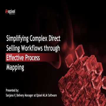 Improving Direct Selling Operations Using Process Mapping Methods | PPTX