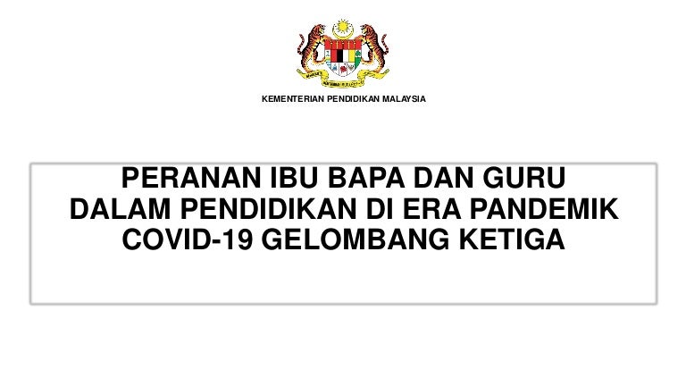 Roles of parents and teachers in education during the third wave of Cu2026