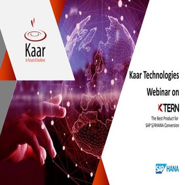 KTern - The Best product for SAP S/4HANA Conversion