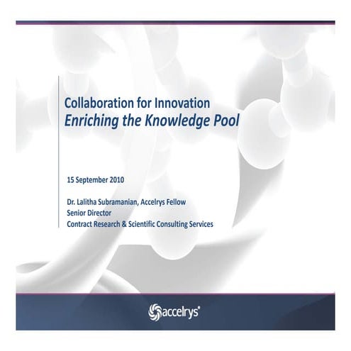 Collaboration for Innovation: Enriching the Knowledge Pool 