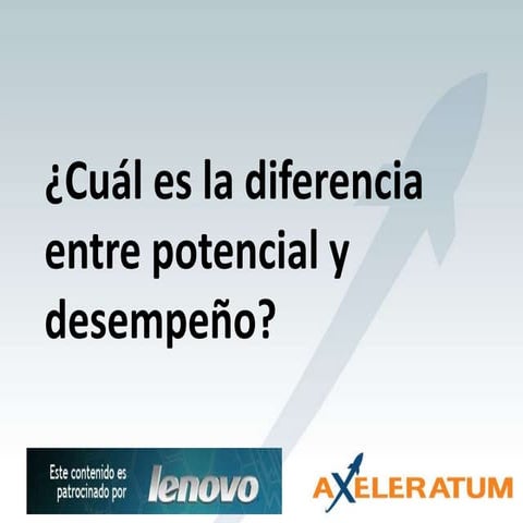 Webinar lenovo potencial y desempeño