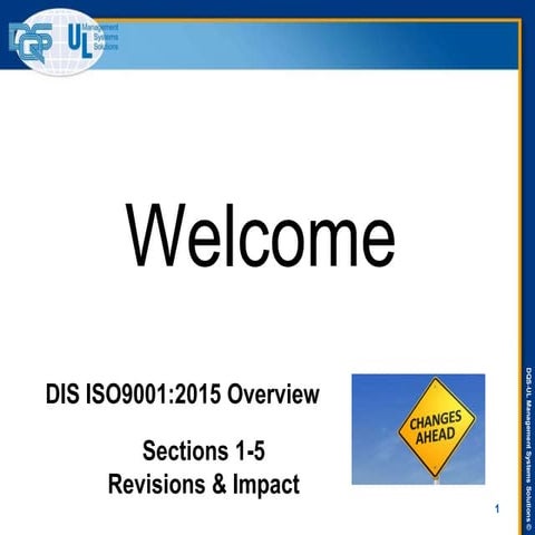 ISO 9001:2015 Revision Overview: part 2