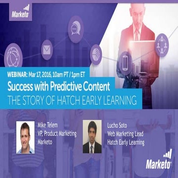 Success with Predictive Content: The Story of Hatch Early Learning
