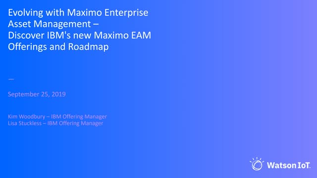 Failure Codes in IBM Maximo Asset Management | PPT