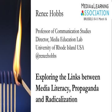Exploring the Links between Media Literacy, Propaganda & Radicalization