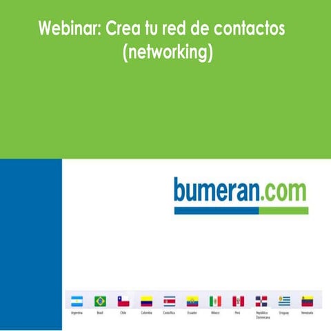 Webinar networking