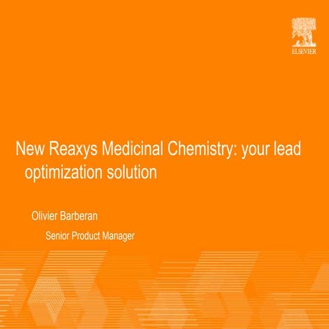 Webinar: New RMC - Your lead_optimization Solution June082017