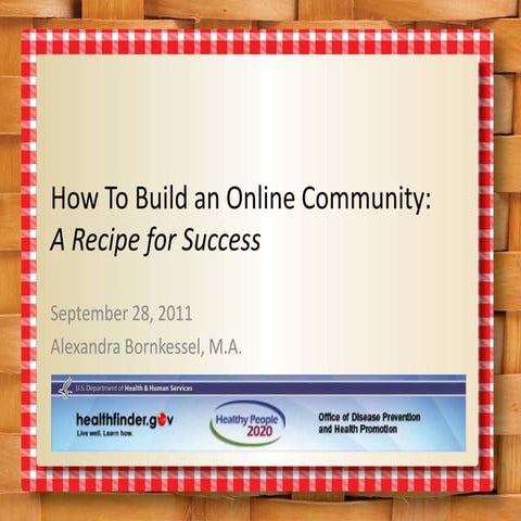Online Community Webinar