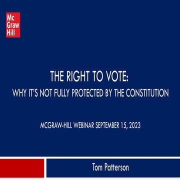 Voting rights | PPTX