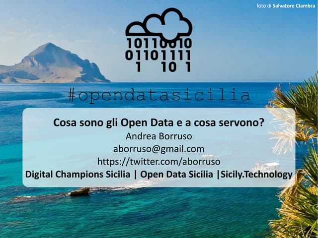 [Webinar] Cosa Sono gli Open Data e a Cosa Servono?