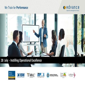 Webinar operational excellence 28 july last - Case study Samsonite - Advance ...