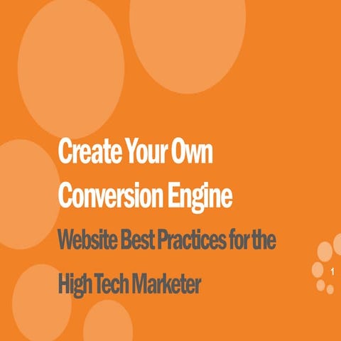 Website Best Practices for the High Tech Marketer