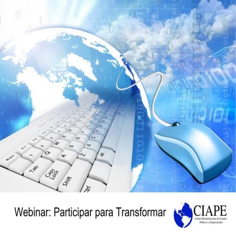 Webinar Participar para Transformar