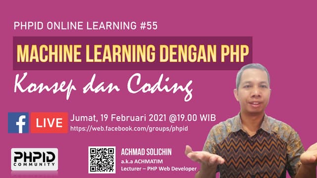 Webinar PHP-ID: Machine Learning dengan PHP