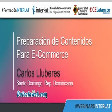 Preparación de Contenidos para E-Commerce