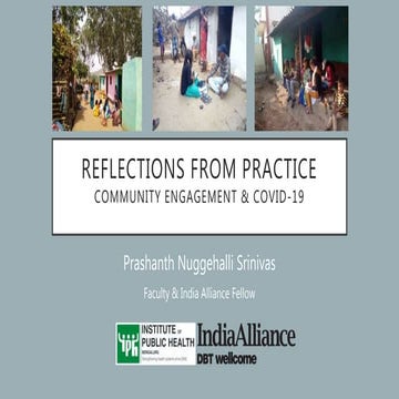 Reflections from practice: Community engagement & COVID-19
