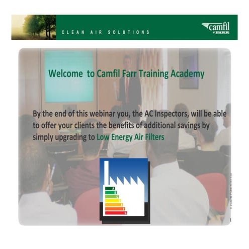 Camfil Farr Training Academy - Webinar - AC Inspections