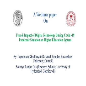Uses and Impact of Digital Technology During Covid 19 Pandemic ...