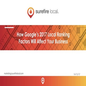 How Google's 2017 Local Ranking Factors Will Affect Your Business
