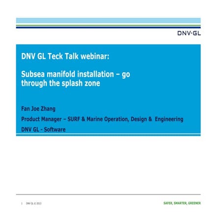 Webinar presentation subsea manifold installation tcm4 602978