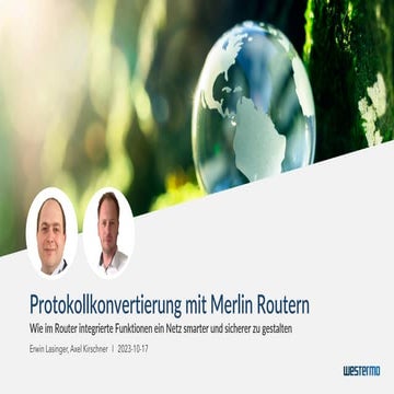 Webinar - Protokollkonvertierung