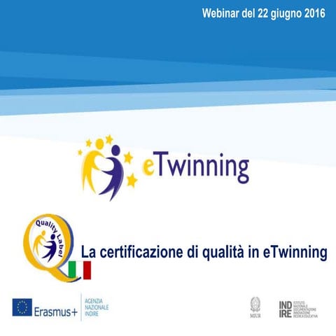 Webinar QL eTwinning 2016
