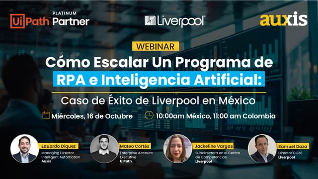 Webinar Recap - COE LatAm Liverpool - Auxis