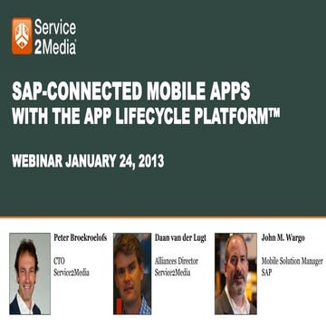 Webinar sap mobile apps   service2 media 