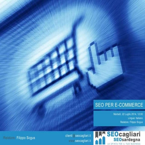 SEO per E-commerce - Webinar SEMrush