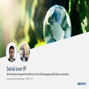 Webinar Serial-over-IP