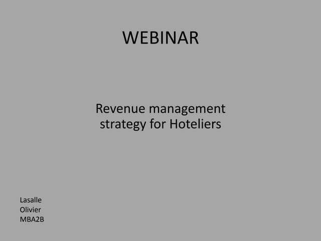 Webinar session 2