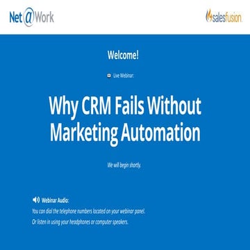 Why CRM Fails Without Marketing Automation