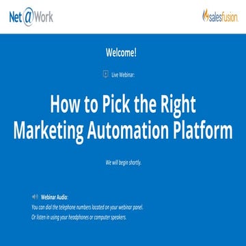 How to Pick the Right Marketing Automation Platform