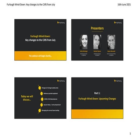 Furlough Wind-Down: Key changes to the CJRS from July