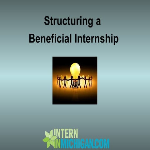 Employer Webinar - Structuring a Beneficial Internship
