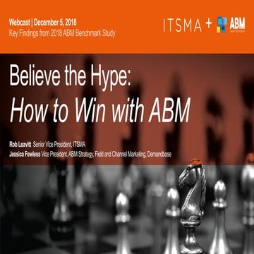 Believe the Hype: How to Win with ABM