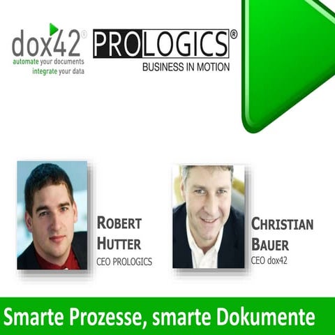 Smarte Prozesse, smarte Dokumente