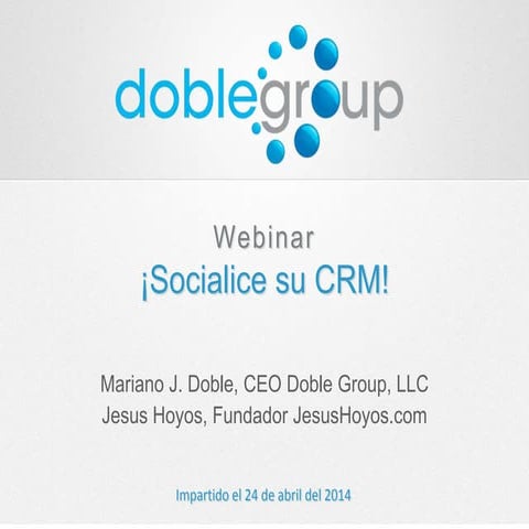 Socialice su CRM
